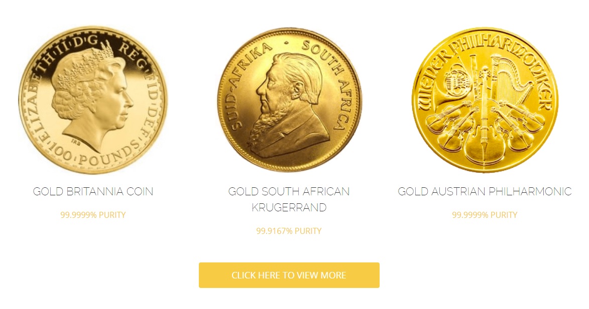Buy Gold with Bitcoin - Bullion Bars & Coins